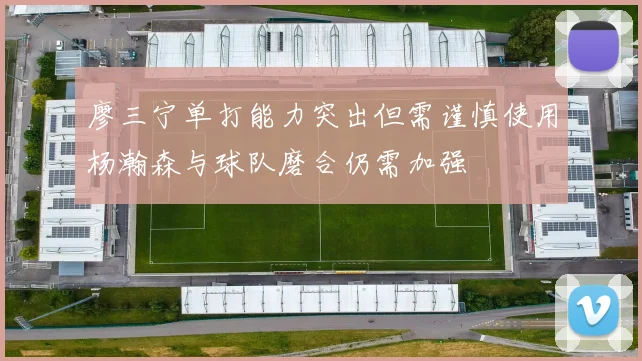 廖三宁单打能力突出但需谨慎使用杨瀚森与球队磨合仍需加强