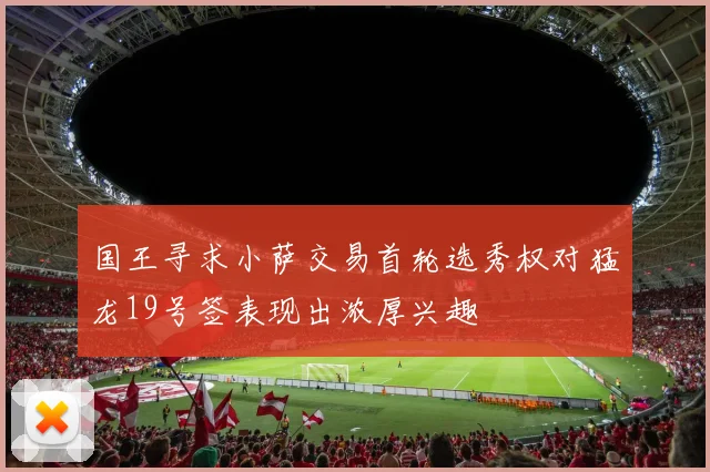 国王寻求小萨交易首轮选秀权对猛龙19号签表现出浓厚兴趣